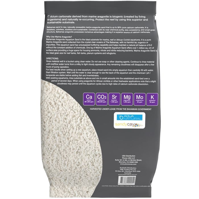 Coarse Aragonite Sand - 9kg Bag